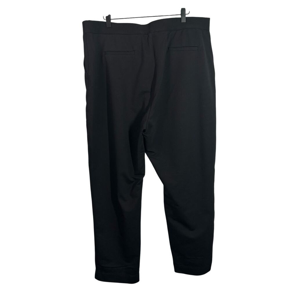 Kobi Halperin Womens Pants XXL Black Pull On Stretch Casual Pockets Straight Leg